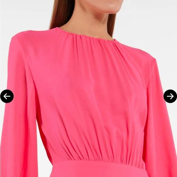 NWT 1497.00  Stella McCartney Amanda gathered minidress Large 44 - Picture 4 of 13